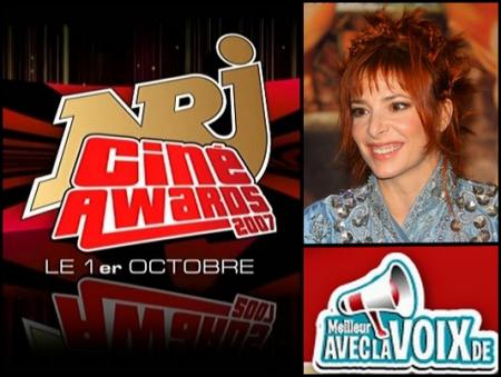 Mylène vainqueur des NRJ Ciné awards 2007